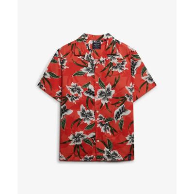 Hemd Superdry Hawaiian Rouge M male Hemd Superdry Hawaiian Rouge M male