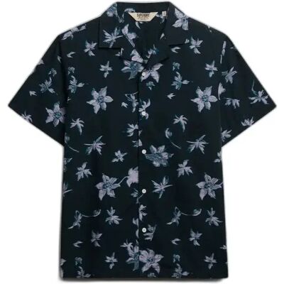 Bedrucktes Hemd Superdry Cabana Bleu M male Bedrucktes Hemd Superdry Cabana Bleu M male