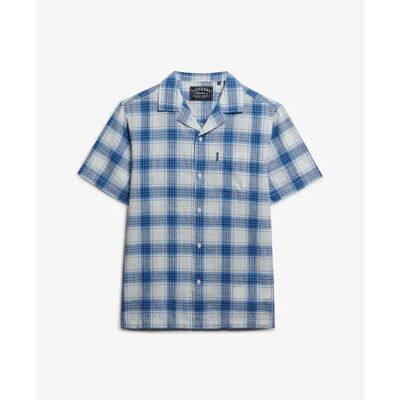 Kariertes Hemd Superdry Cabana Blanc XL male Kariertes Hemd Superdry Cabana Blanc XL male