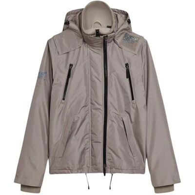 Wasserdichte Jacke mit Kapuze Superdry Mountain Beige XL male Wasserdichte Jacke mit Kapuze Superdry Mountain Beige XL male