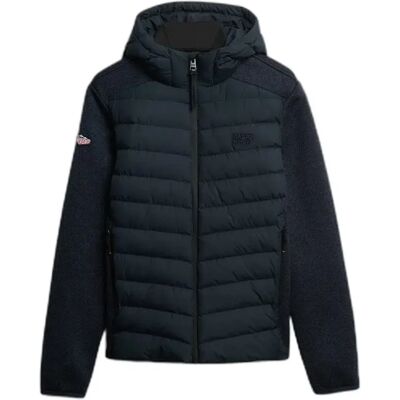 Kapuzenjacke Superdry Storm Knit Bleu 2XL male Kapuzenjacke Superdry Storm Knit Bleu 2XL male
