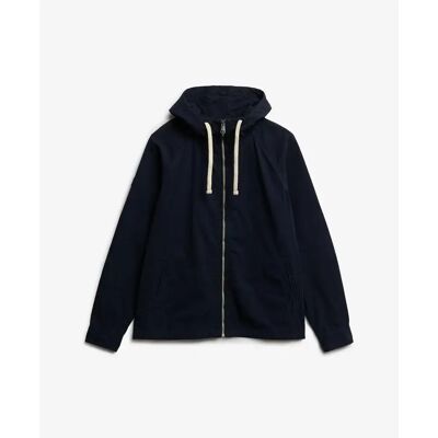 Hose mit kapuze aus ausgewaschenem twill Superdry Bleu M male Hose mit kapuze aus ausgewaschenem twill Superdry Bleu M male