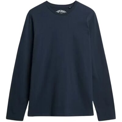 Klassisches T-Shirt mit langen Ärmeln Superdry Essential Bleu S male Klassisches T-Shirt mit langen Ärmeln Superdry Essential Bleu S male