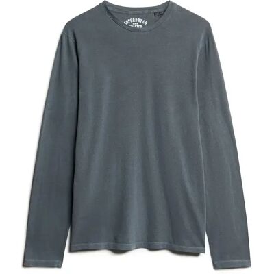 Klassisches T-Shirt mit langen Ärmeln Superdry Essential Bleu S male Klassisches T-Shirt mit langen Ärmeln Superdry Essential Bleu S male