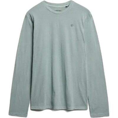 Langarmshirt Superdry Classic Essential Vert XL male Langarmshirt Superdry Classic Essential Vert XL male
