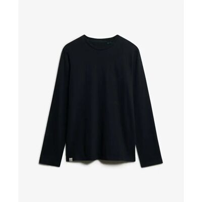 Langarmshirt aus Leinen Superdry Classique Noir 2XL male Langarmshirt aus Leinen Superdry Classique Noir 2XL male