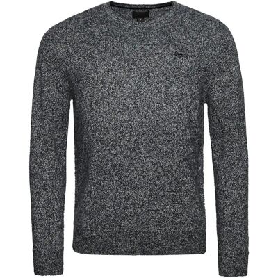 Pullover mit Rundhalsausschnitt Superdry Essential Gris 2XL male Pullover mit Rundhalsausschnitt Superdry Essential Gris 2XL male