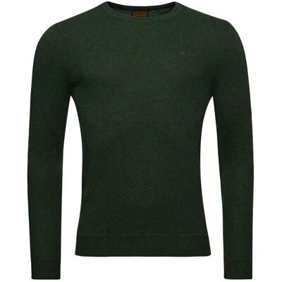 Pullover mit Rundhalsausschnitt Superdry Essential Vert M male Pullover mit Rundhalsausschnitt Superdry Essential Vert M male