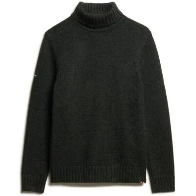 Pullover mit Rollkragen Superdry Noir L male Pullover mit Rollkragen Superdry Noir L male