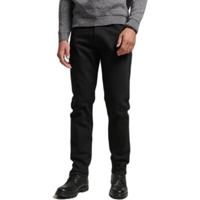 Schmale gerade geschnittene Jeans aus Bio-Baumwolle Superdry Noir 29x32 male Schmale gerade geschnittene Jeans aus Bio-Baumwolle Superdry Noir 29x32 male