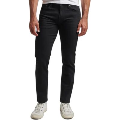 Schmale Jeans aus Bio-Baumwolle Superdry Noir 28x34 male Schmale Jeans aus Bio-Baumwolle Superdry Noir 28x34 male
