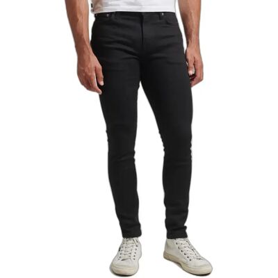Skinny Jeans aus Bio-Baumwolle Superdry Noir 30x32 male Skinny Jeans aus Bio-Baumwolle Superdry Noir 30x32 male