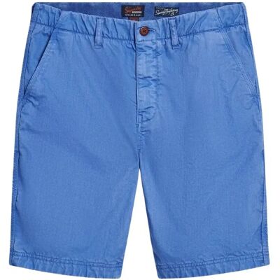 Chino Shorts Superdry Officer Bleu 36 male Chino Shorts Superdry Officer Bleu 36 male