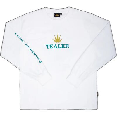 Sweatshirt Tealer Time is Money Blanc L male Sweatshirt Tealer Time is Money Blanc L male