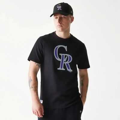 new era T-Shirt Colorado Rockies Nos MLB Regular Schwarz L male new era T-Shirt Colorado Rockies Nos MLB Regular Schwarz L male