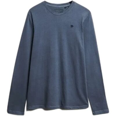 Langarmshirt Superdry Classic Essential Blau 2XL male Langarmshirt Superdry Classic Essential Blau 2XL male