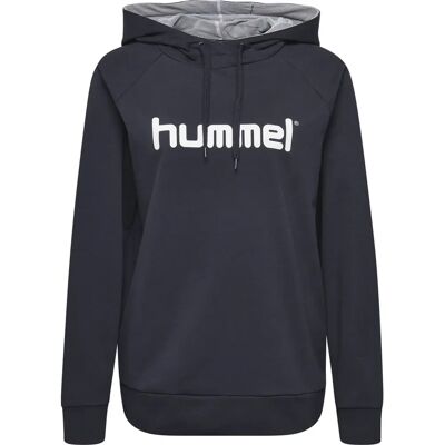 Hoodie Damen Hummel Cotton Logo Bleu S female Hoodie Damen Hummel Cotton Logo Bleu S female