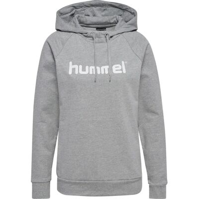 Hoodie Damen Hummel go logo Gris S female Hoodie Damen Hummel go logo Gris S female