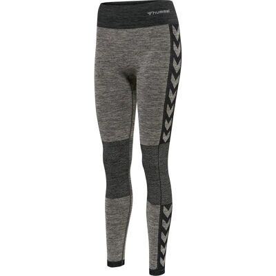 Halbhohe Leggings Frau Hummel Clea Gris XS female Halbhohe Leggings Frau Hummel Clea Gris XS female