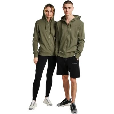 Hoodie mit Reißverschluss Hummel legacy Gris 2XS unisex Hoodie mit Reißverschluss Hummel legacy Gris 2XS unisex