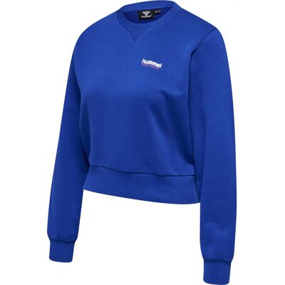 Kurzes Sweatshirt für Frauen Hummel LGC Shai Bleu M female Kurzes Sweatshirt für Frauen Hummel LGC Shai Bleu M female