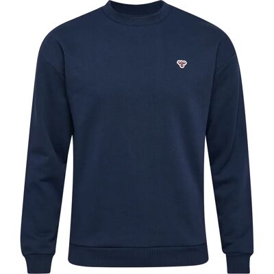 Sweatshirt mit weitem Rundhalsausschnitt Hummel Bee Bleu XS unisex Sweatshirt mit weitem Rundhalsausschnitt Hummel Bee Bleu XS unisex