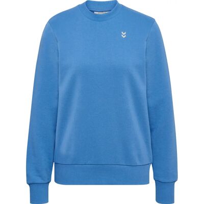 Sweatshirt mit Rundhalsausschnitt, Damen Hummel Pulse Bleu S female Sweatshirt mit Rundhalsausschnitt, Damen Hummel Pulse Bleu S female
