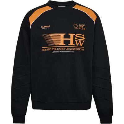 Oversize-Sweatshirt Hummel Crew HSW Noir M unisex Oversize-Sweatshirt Hummel Crew HSW Noir M unisex