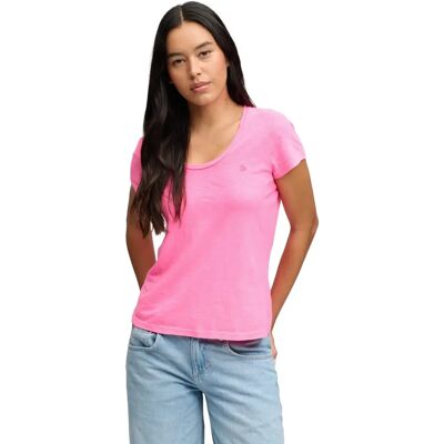 Damen T-Shirt mit Ausschnitt Superdry Studios Rose S female Damen T-Shirt mit Ausschnitt Superdry Studios Rose S female