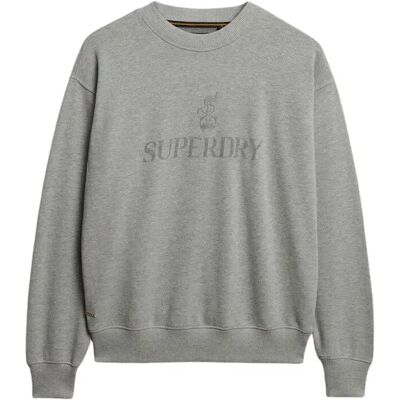 Sweatshirt Damen Superdry British Design Gris XL female Sweatshirt Damen Superdry British Design Gris XL female