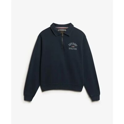 Pullover Damen Superdry Athletic Bleu M female Pullover Damen Superdry Athletic Bleu M female