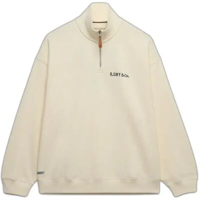 Sweatshirt half zip Damen Superdry Heritage Nautical Beige XS female Sweatshirt half zip Damen Superdry Heritage Nautical Beige XS female