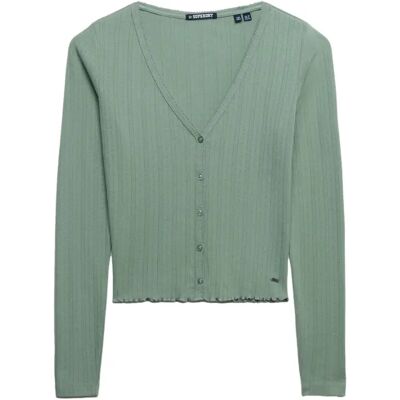 Strickjacke, Damen Superdry Athletic Essential Vert XS female Strickjacke, Damen Superdry Athletic Essential Vert XS female