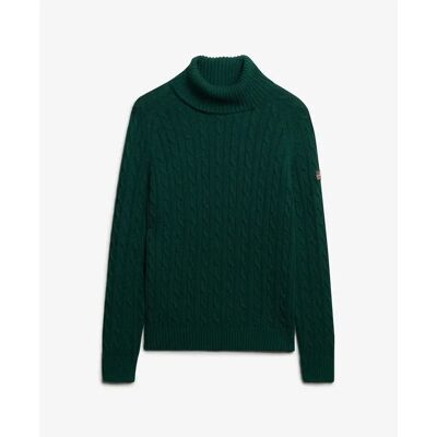 Damenpullover mit Rollkragen Superdry Vert S female Damenpullover mit Rollkragen Superdry Vert S female