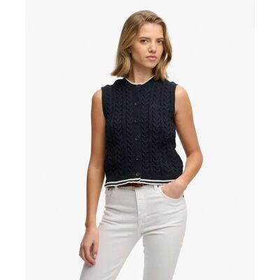 Pullover Damen Superdry Bleu XL female Pullover Damen Superdry Bleu XL female