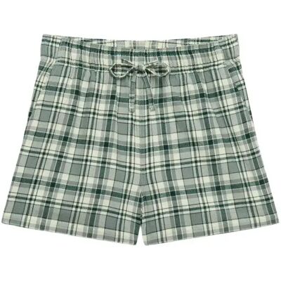 Kariertes Baumwoll-Haarband für Frauen Superdry Vert XS female Kariertes Baumwoll-Haarband für Frauen Superdry Vert XS female
