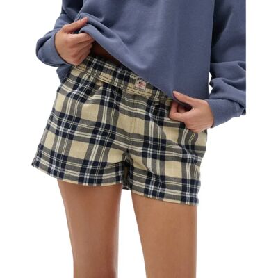 Kariertes Baumwoll-Haarband für Frauen Superdry Bleu 2XS female Kariertes Baumwoll-Haarband für Frauen Superdry Bleu 2XS female