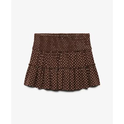 Minirock Damen Superdry Marron XS female Minirock Damen Superdry Marron XS female