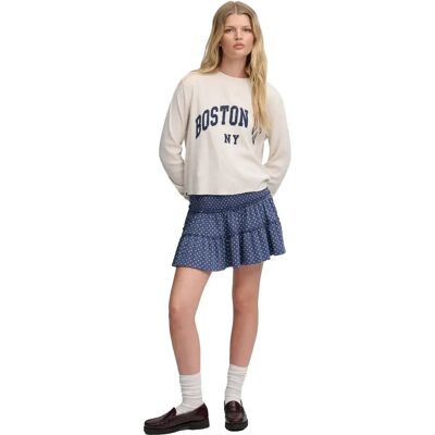 Minirock Damen Superdry Bleu XS female Minirock Damen Superdry Bleu XS female