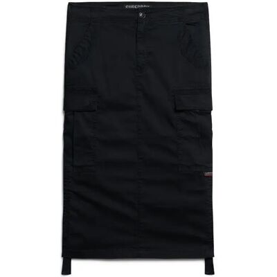 Damen Midi Cargo-Rock Superdry Noir XS female Damen Midi Cargo-Rock Superdry Noir XS female