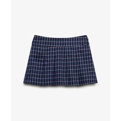 Faltenrock Damen Superdry Rouge S female Faltenrock Damen Superdry Rouge S female