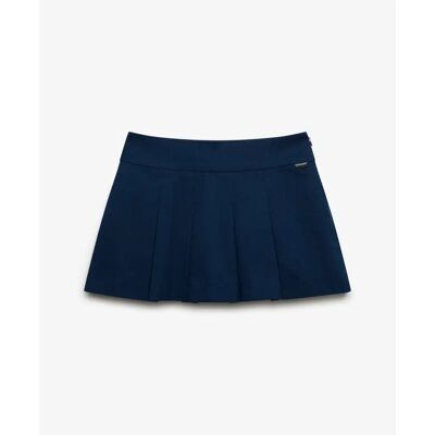 Faltenrock Damen Superdry Bleu XS female Faltenrock Damen Superdry Bleu XS female