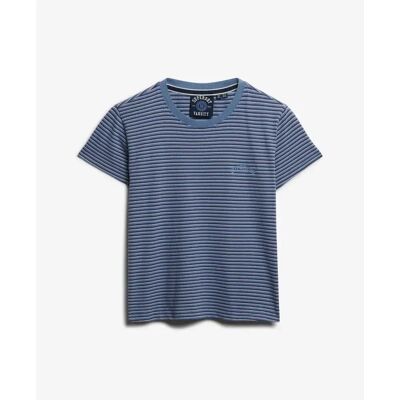 T-Shirt Superdry Essential Logo Bleu M female T-Shirt Superdry Essential Logo Bleu M female
