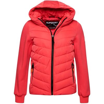 Daunenjacke mit Kapuze, Damen Superdry Storm Hybrid Rose S female Daunenjacke mit Kapuze, Damen Superdry Storm Hybrid Rose S female