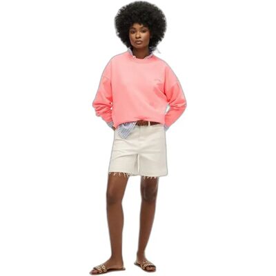 Sweatshirt Damen Superdry Essential Orange L female Sweatshirt Damen Superdry Essential Orange L female
