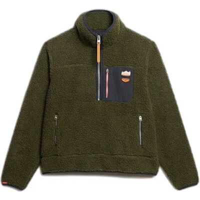 Vintage Retro Fleece 1/2 Zip Damen Superdry Vert S female Vintage Retro Fleece 1/2 Zip Damen Superdry Vert S female