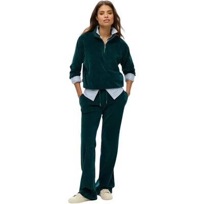 Fleece-Sweatshirt mit Reißverschluss für Damen Superdry Vert M female Fleece-Sweatshirt mit Reißverschluss für Damen Superdry Vert M female