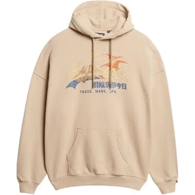 Sweatshirt Damen Superdry Tokyo Vl Gris M female Sweatshirt Damen Superdry Tokyo Vl Gris M female
