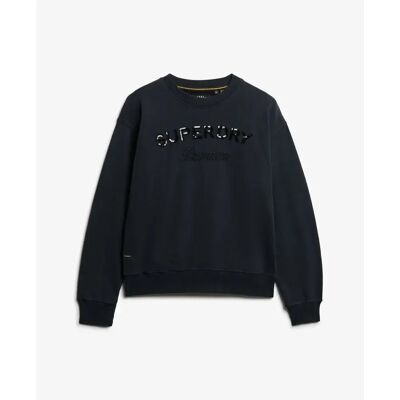 Sweatshirt Damen Superdry British Design Noir S female Sweatshirt Damen Superdry British Design Noir S female