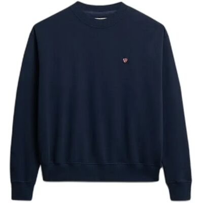 Sweatshirt Damen Superdry Essential Heritage Bleu S female Sweatshirt Damen Superdry Essential Heritage Bleu S female